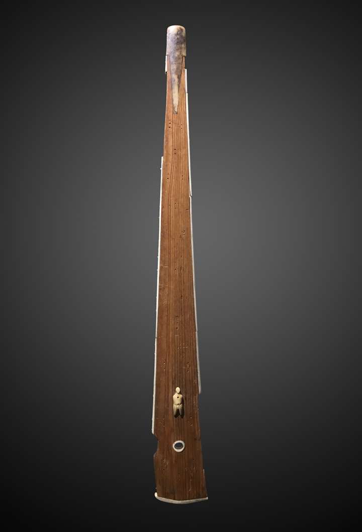 Greenland Eskimo Spear Thrower with Figure